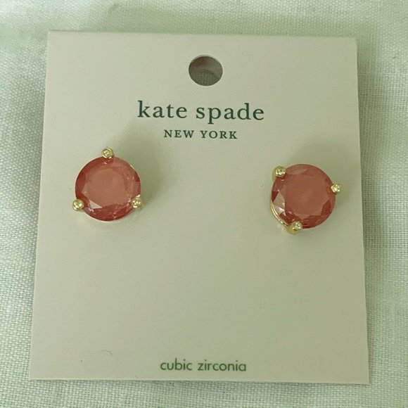KATE SPADE Rise and Shine Stud Earrings Coral